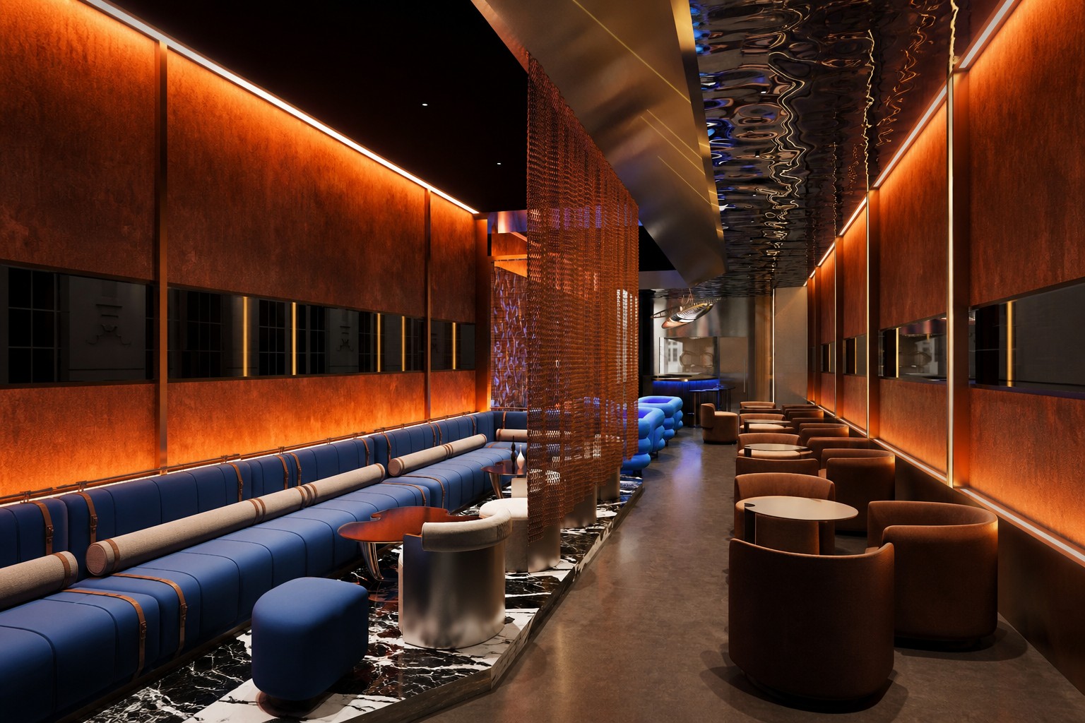 The YUN lounge interior render